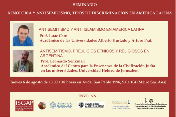 Seminario Xenofobia y Antisemitismo en América Latina